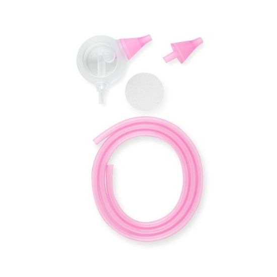 Set accesorii pentru aspiratorul electric, roz, Nosiboo Pro