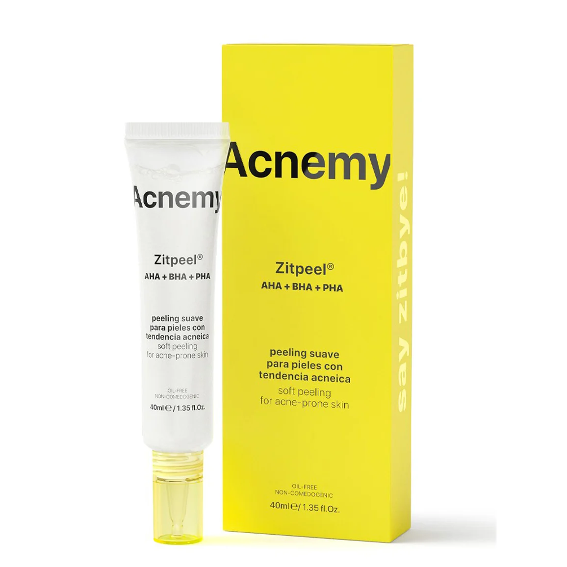 Peeling delicat pentru pielea predispusa la acnee, 40 ml, Acnemy