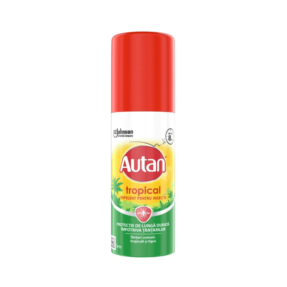 Spray repelent pentru insecte Tropical, 50 ml, Autan