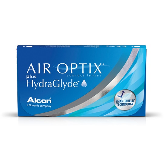 Lentile de contact -3.25 Air Optix Plus Hydraglyde, 6 Buc, Alcon