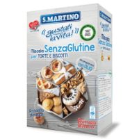 Mix pentru prajituri si biscuiti fara gluten, 380 gr, S. Martino