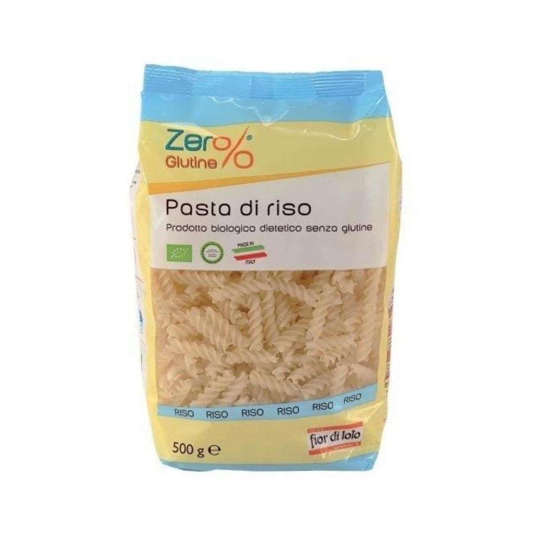 Paste Bio Fusilli din orez fara gluten, 500 g, Fior Di Loto