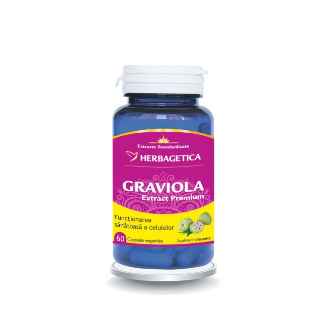 Graviola extract pur, 60 capsule, Herbagetica