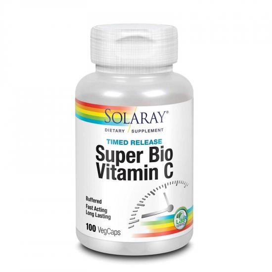 Super Bio Vitamina C, 100 capsule, Solaray