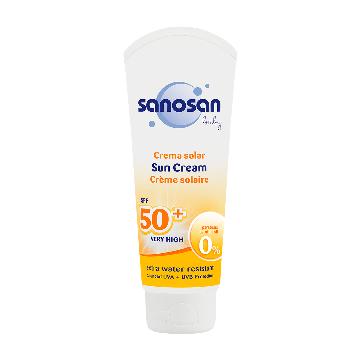 Crema solara cu SPF 50+, 75 ml, Sanosan Baby