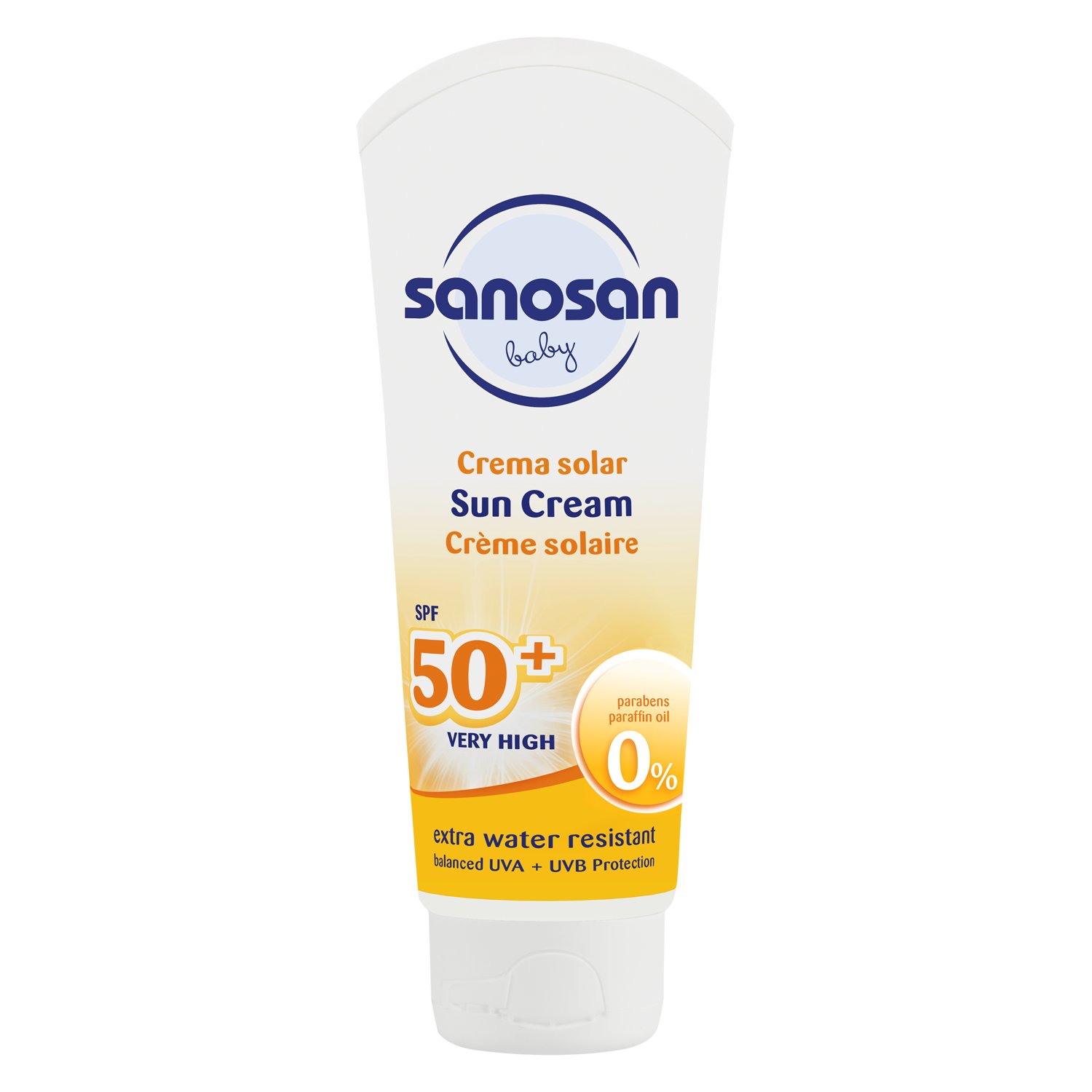 Crema solara cu SPF 50+, 75 ml, Sanosan Baby