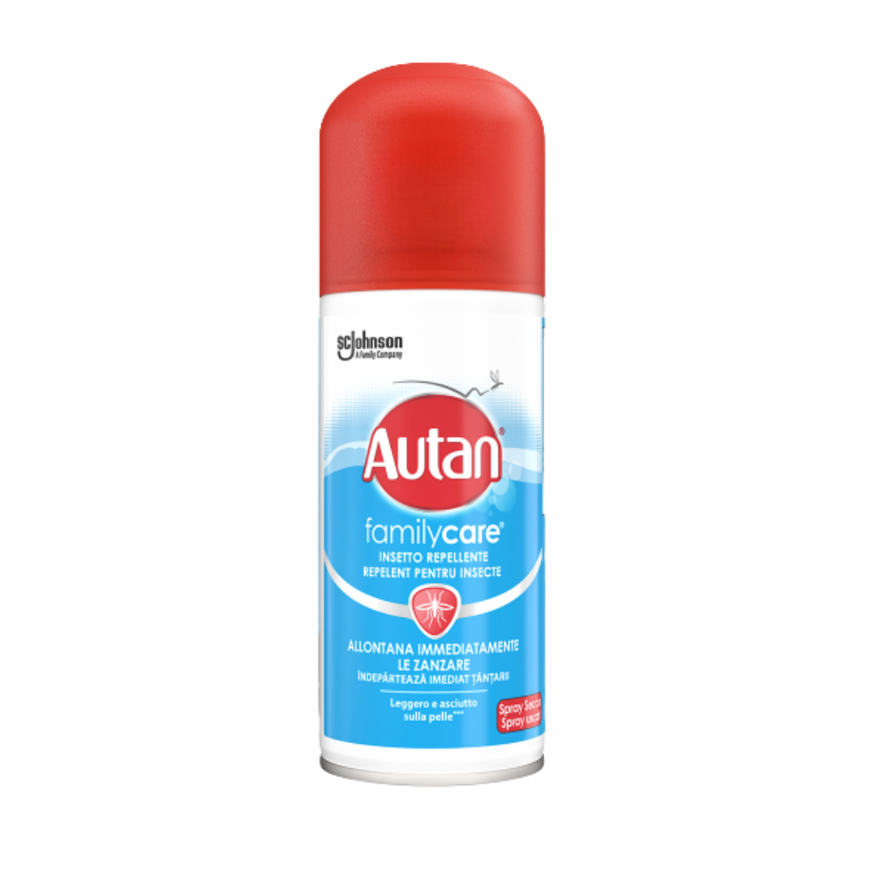 Spray repelent pentru insecte Family Care, 100 ml, Autan