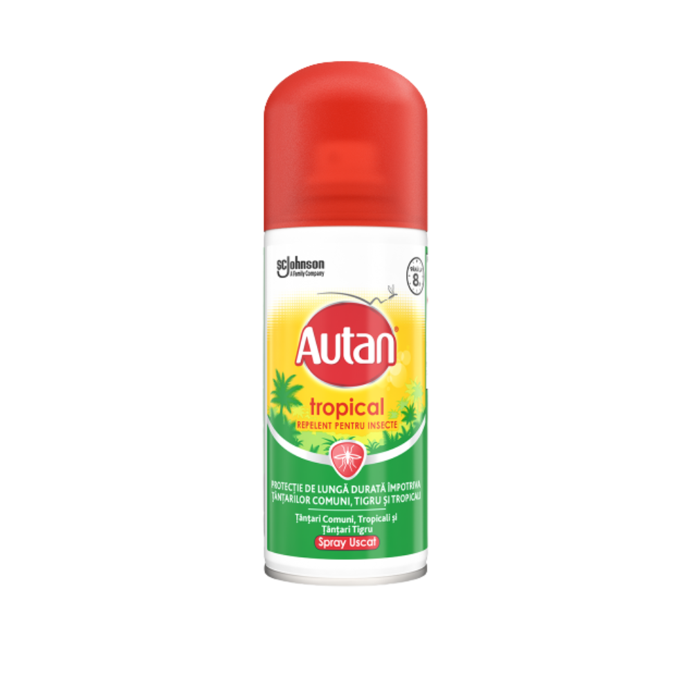 Spray repelent pentru insecte Tropical, 100 ml, Autan