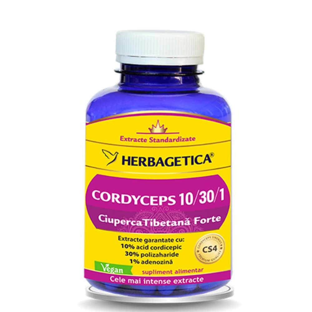 Cordyceps forte, 120 capsule, Herbagetica