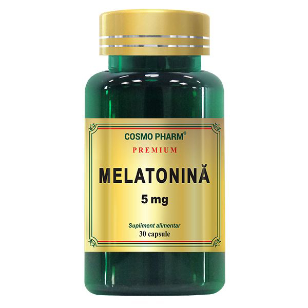 Melatonina, 5 mg, 30 capsule, Cosmopharm