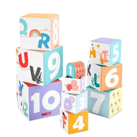 Cuburi de joaca Bebe si Alfabetul, Skip Hop    