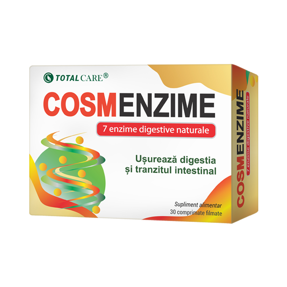 linear tooth Correspondent Cosmenzime Total Care, 30 comprimate, Cosmopharm : Bebe Tei