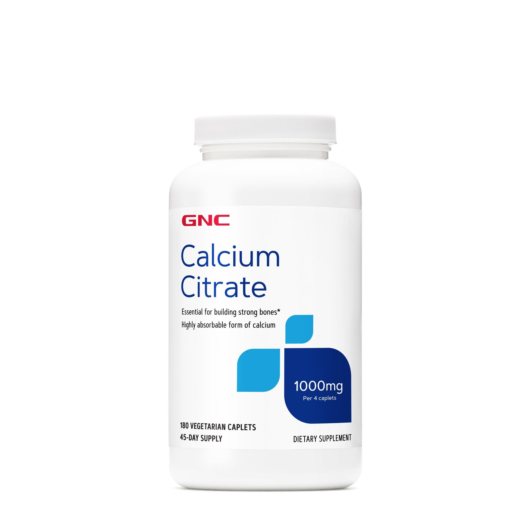 Calciu Citrat 1000 mg, 180 tablete, GNC
