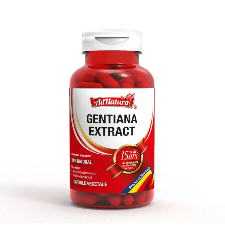 Gentiana Extract, 60 capsule, ADNatura