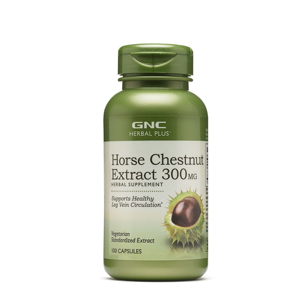 Horse Chestnut Extract Standardizat Herbal Plus, 300 mg, 100 capsule, GNC