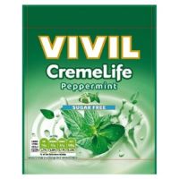 Bomboane cu aroma de vanilie si menta fara zaharuri Creme Life Classic, 60 gr, Vivil