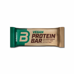  Vegan Protein Bar cu aroma de ciocolata, 50 gr, Biotech
