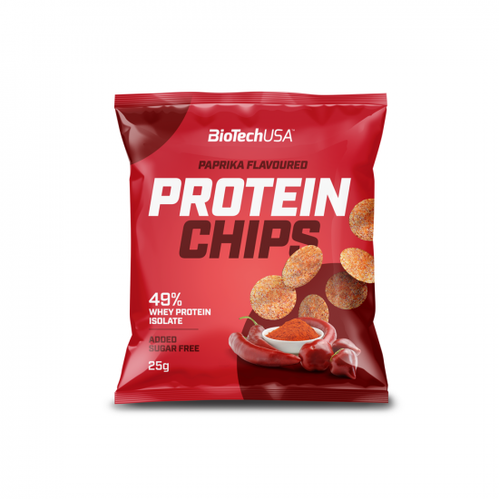 Chips cu aroma de paprika Protein, 25 gr, BioTechUSA