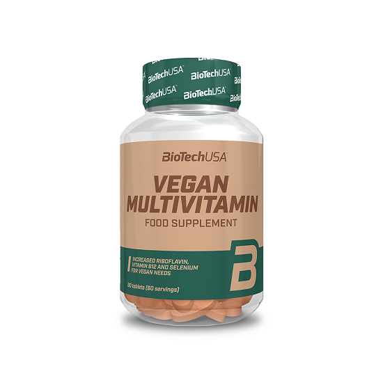 Vegan multivitamin, 60 tablete, BioTech USA