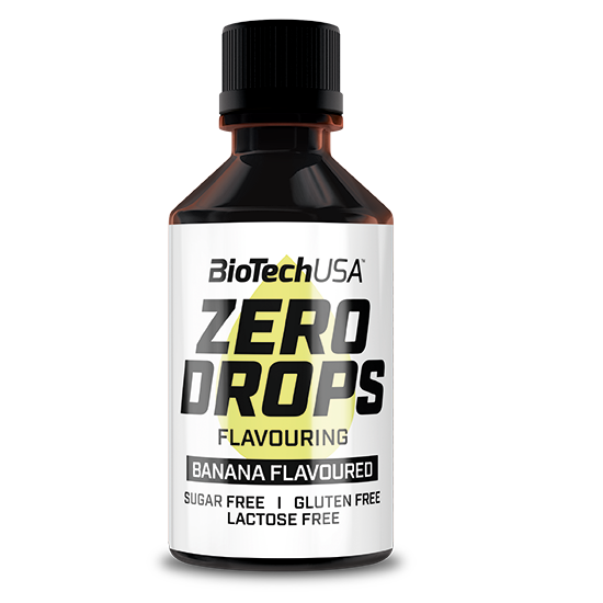 Zero Drops Banana, 50 ml, BioTechUSA