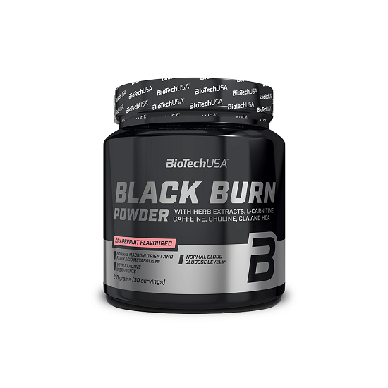 Black Burn cu aroma de grapefruit, 210g, BioTech USA