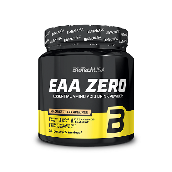 EAA Zero cu aroma Peach Ice Tea, 350 grame, BioTech USA