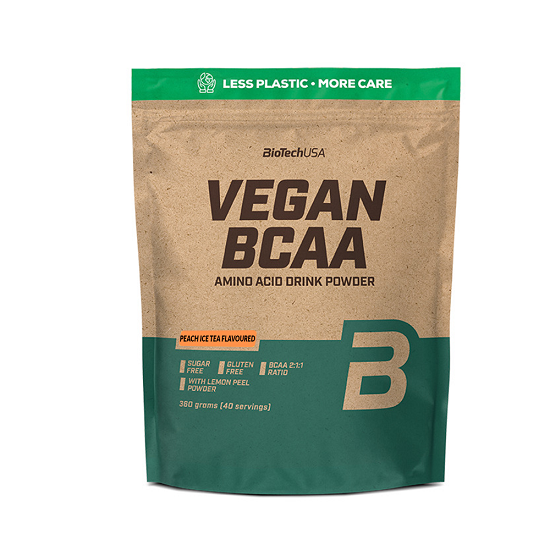 Vegan BCAA Peach Ice Tea, 360 g, BioTechUSA