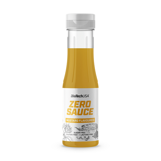 Mustard Zero Sauce, 350 ml, BioTech USA