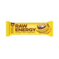 Baton proteic cu banane si nuca de cocos, 50 gr, Raw Energy