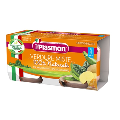 Mix de legume, 2x 80 gr, Plasmon