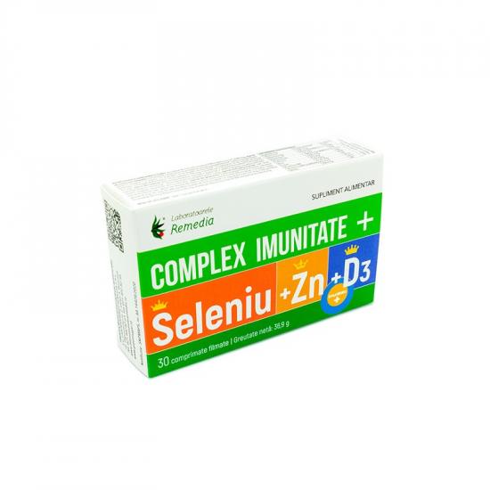 Complex imunitate + SE ZN D3, 30 comprimate, Laboratoarele Remedia