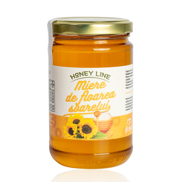 Miere de floarea soarelui Honey Line, 400g, Apisrom