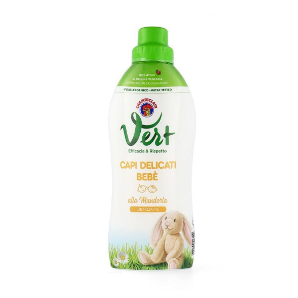 Detergent de rufe pentru copii cu parfum de migdale Vert, 750 ml, ChanteClair
