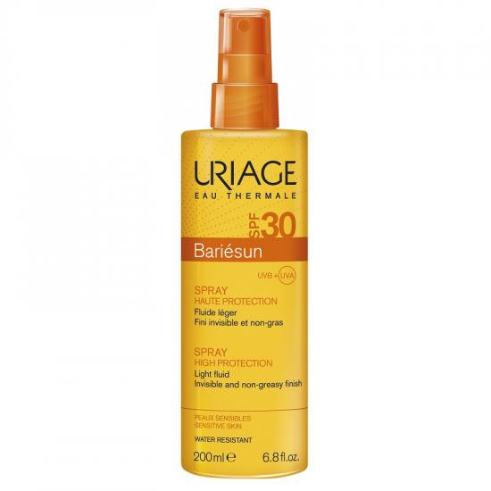 Spray de protectie solara cu SPF 30 Bariesun, 200 ml, Uriage
