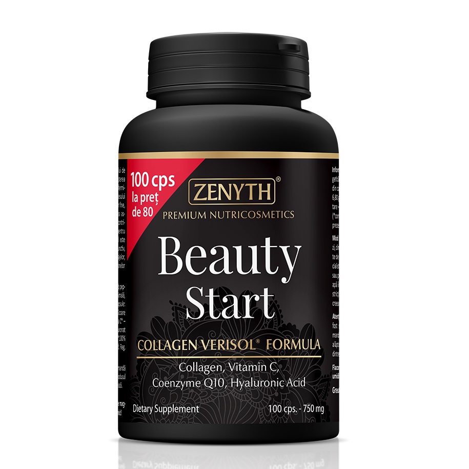 Beauty Start, 100 capsule la pret de 80, Zenyth