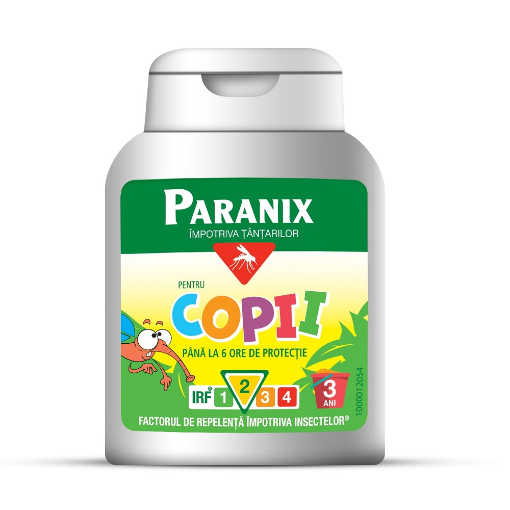 Lotiune repelenta impotriva tantarilor pentru copii IRF 2, 125 ml, Paranix