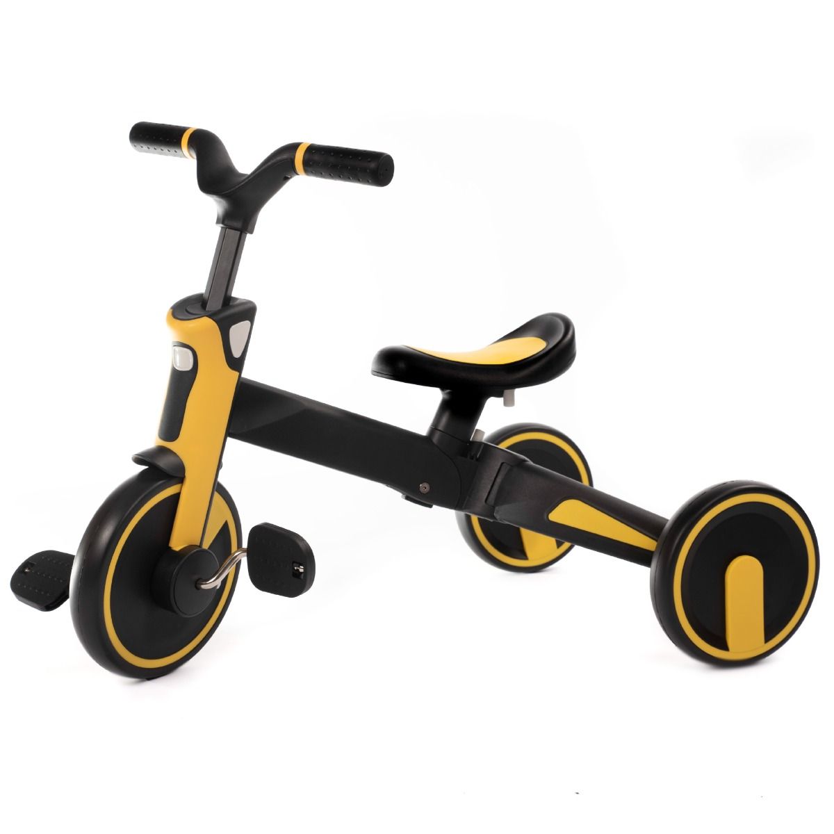 Tricicleta pliabila 3 in 1 pentru copii, Yellow, UoniBaby