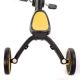 Tricicleta pliabila cu maner 4 in 1 pentru copii, Yellow, UoniBaby 470049