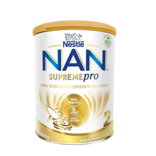 Formula de lapte praf Nan 2 Supreme Pro, +6 luni, 800 g, Nestle