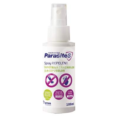 Spray repelent impotriva tantarilor si a capuselor, +3 luni, 100ml, ParasiteS