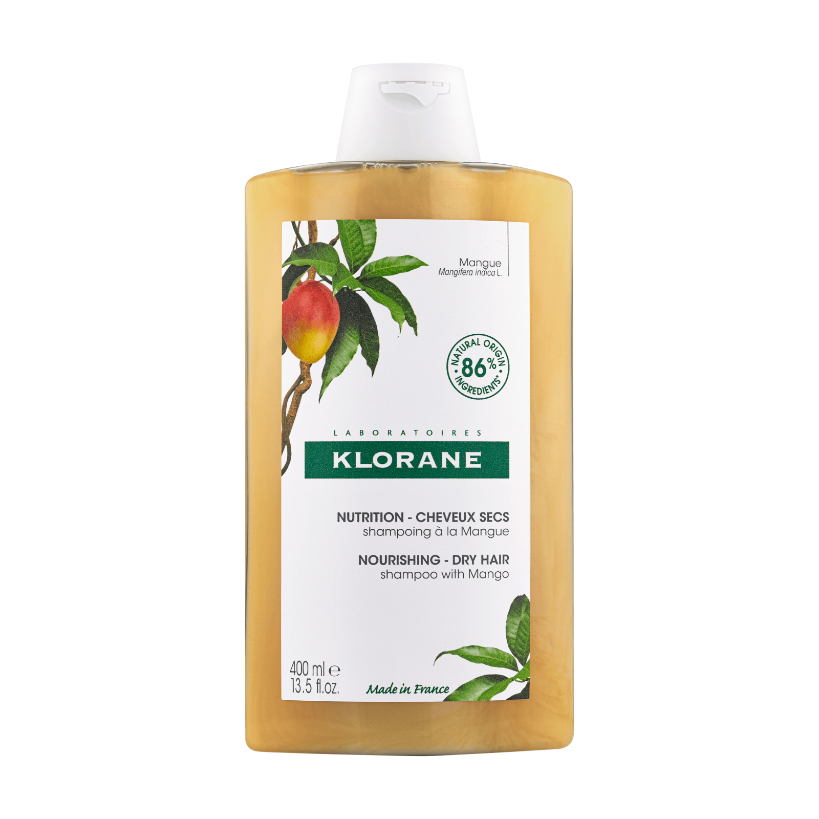Sampon fortifiant nutritiv cu Mango, 400 ml, Klorane