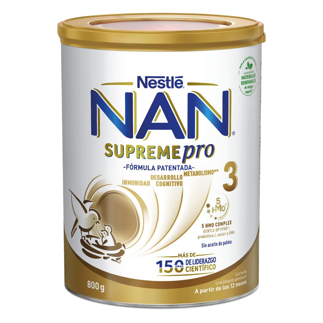 Formula de lapte praf Nan 3 Supreme Pro, + 12 luni, 800 g, Nestle 534674