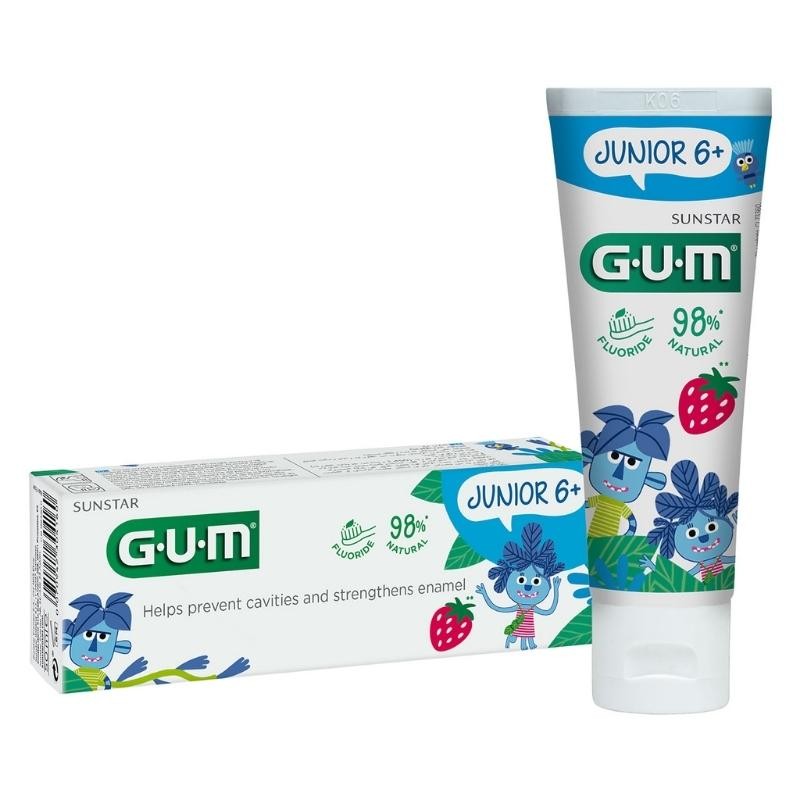 Pasta de dinti Junior, 7-12 ani, 50 ml, Sunstar Gum
