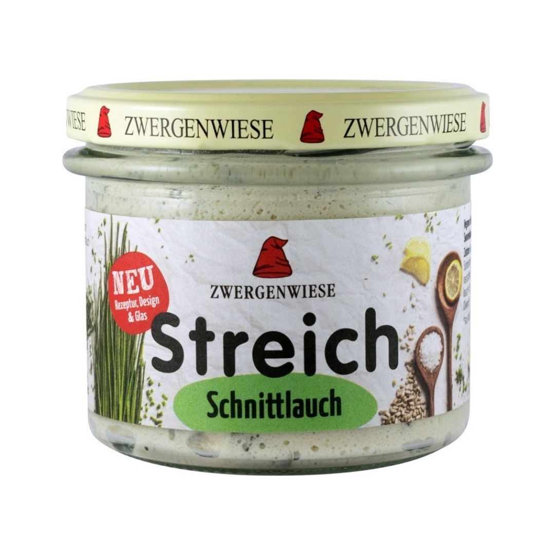 Crema tartinabila  vegetala cu arpagic Bio, 180 g, Zwergenwiese