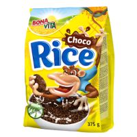 Cereale din orez expandat Choco Rice, 375 gr, BonaVita