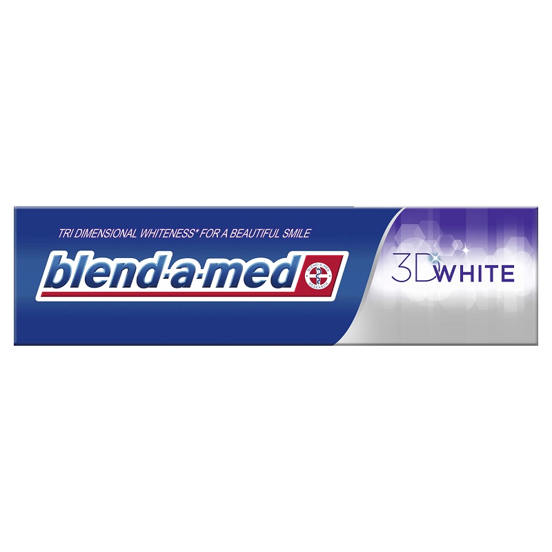 Pasta de dinti 3D White , 100 ml, Blend-A-Med