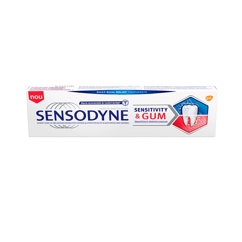 Pasta de dinti Sensivity & Gum, 75ml, Sensodyne