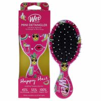 Perie de par Mini Detangler Happy Hair Smiley Pineapple, Wet Brush