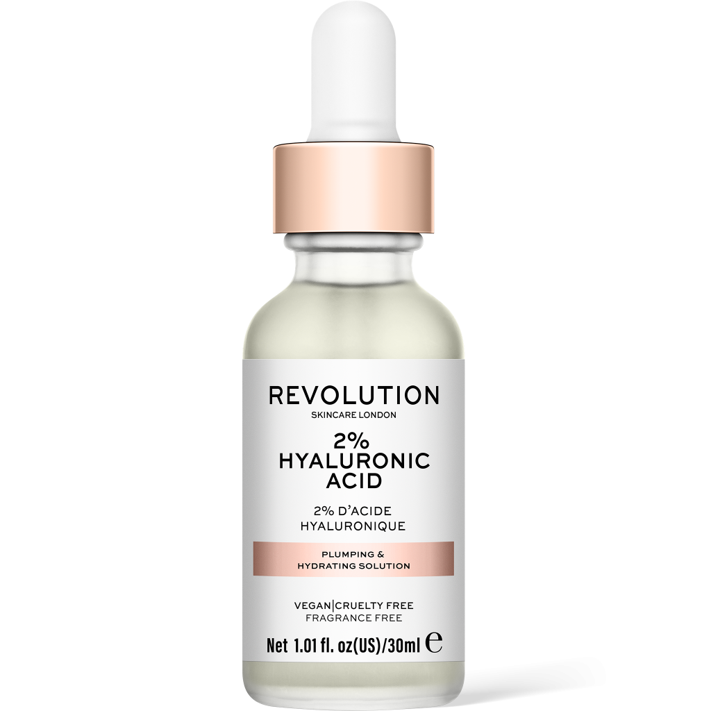 Ser hidratant fata cu 2% Acid Hialuronic, 30 ml, Revolution Skincare