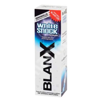 Pasta de dinti pentru albire Blanx White Shock, 75 ml, Coswell